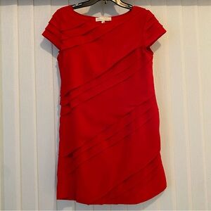 Little Mistress short red dress with cap sleeves. US Size 8 (UK 12).